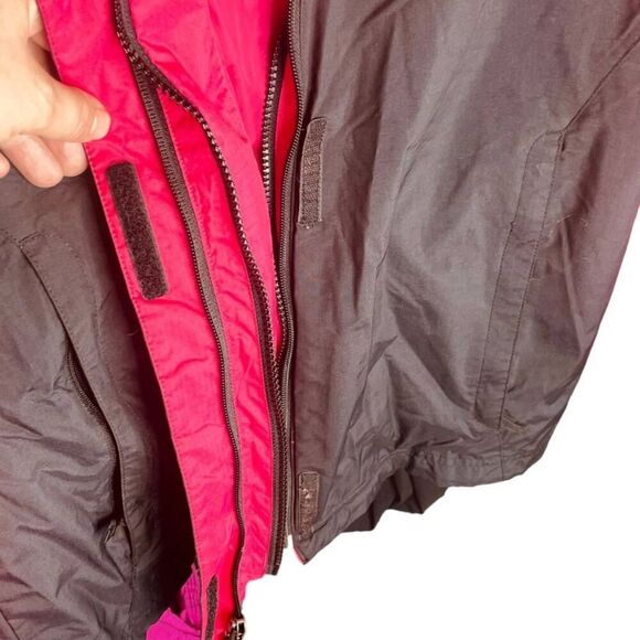 Columbia | Powder Alley Interchange Jacket Black Pink Nylon Size L (14/16) | EUC - Picture 6 of 15